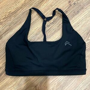 Oner active timeless square neck sports bra size M worn once. Black